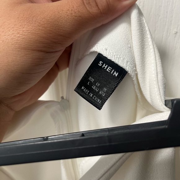 SHEIN White Wide Leg Pants - Picture 7 of 7